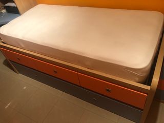Cama nido con cajones