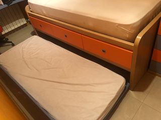 Cama nido con cajones