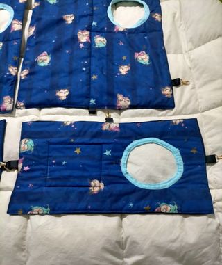 Colchonetas para baldas de jaula.