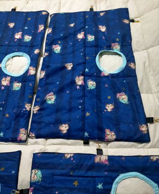 Colchonetas para baldas de jaula.