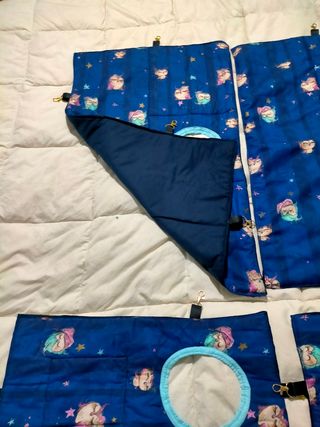 Colchonetas para baldas de jaula.