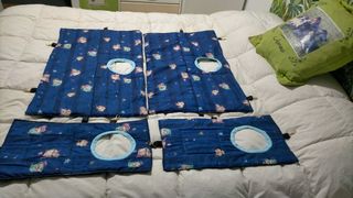 Colchonetas para baldas de jaula.