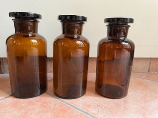 Bottiglia antica da farmacia 