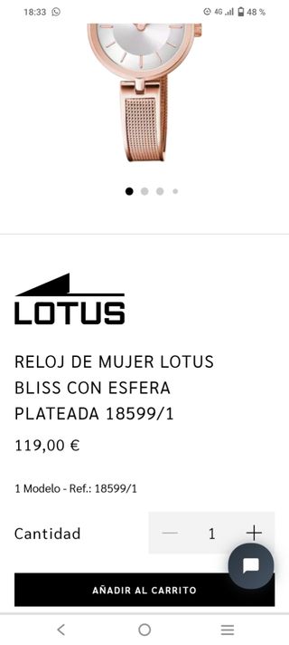 reloj lotus