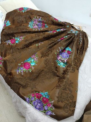 traje fallera siglo 18