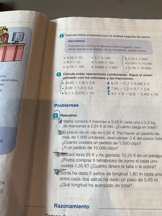 Matemáticas 6 primaria Santillana