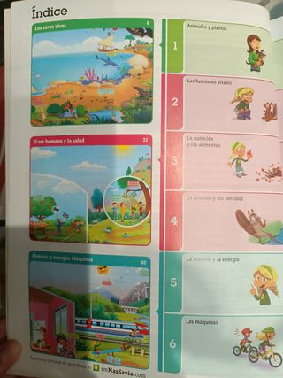 Libro de Ciencias Naturales de 3° de Primaria