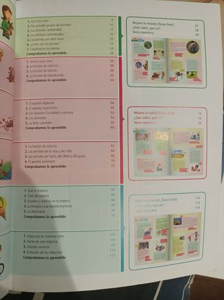 Libro de Ciencias Naturales de 3° de Primaria