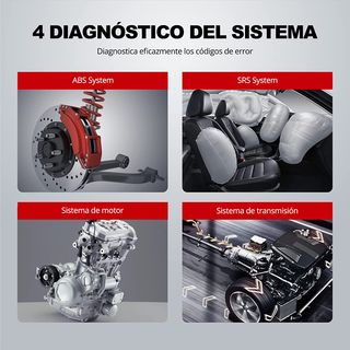 Diagnosis Coche Multimarca, SR4 Obd2 Diagnosis con