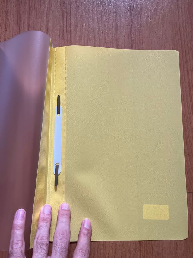 Todas las carpetas encuadernadoras (220). Din A4.