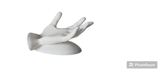 Soporte botella vino en forma de mano