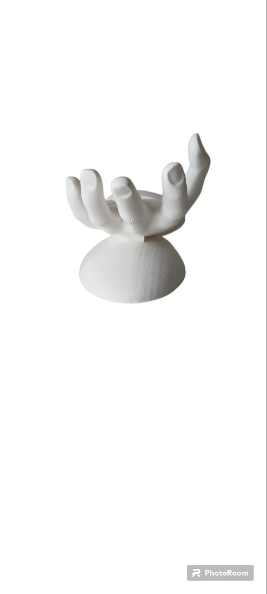 Soporte botella vino en forma de mano