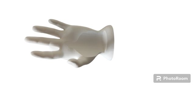 Soporte botella vino en forma de mano