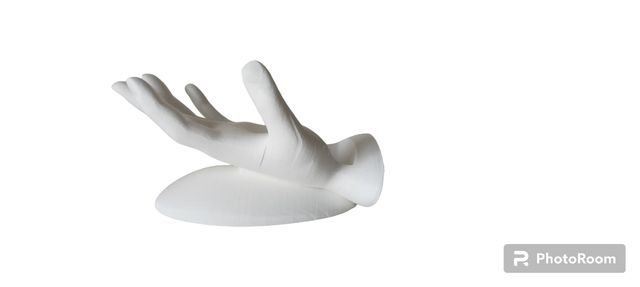 Soporte botella vino en forma de mano