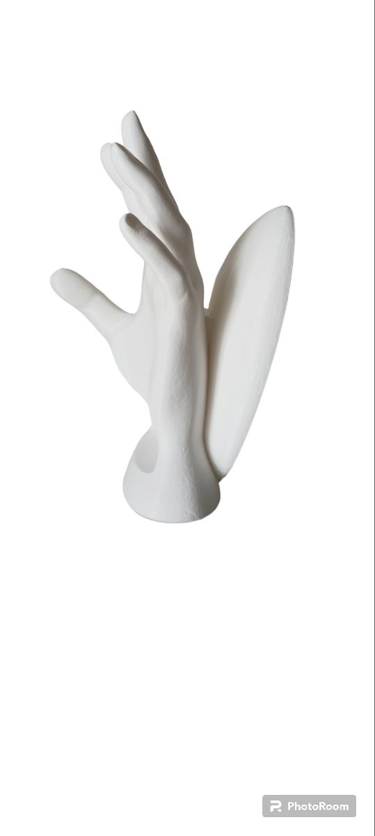 Soporte botella vino en forma de mano