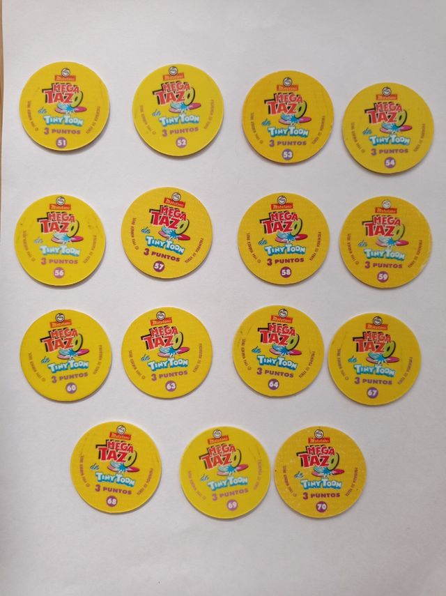 Mega tazos Tiny Toon