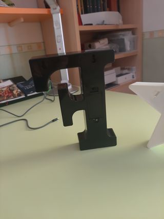 Luci decorative, stella e lettera F