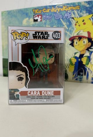 FUNKO Pop! Star Wars Cara Dune 403 Signed JSA