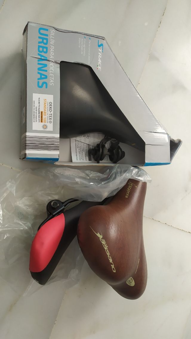 3 sillines de bicicletas nuevos