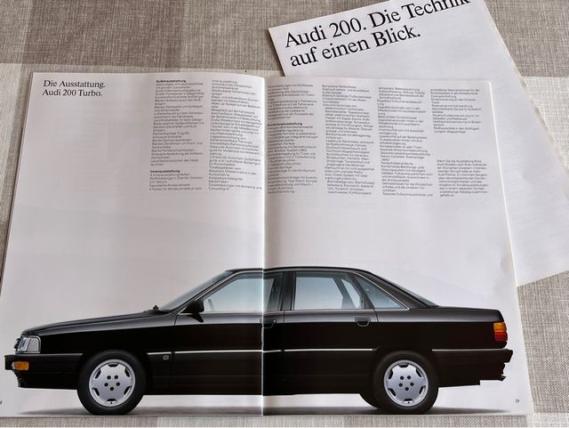 AUDI 200 Quattro Berlina y Avant  (41 páginas)