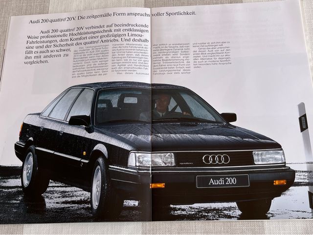 AUDI 200 Quattro Berlina y Avant  (41 páginas)