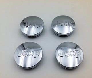 CENTRO DE RUEDA JEEP 64MM COLOR PLATA