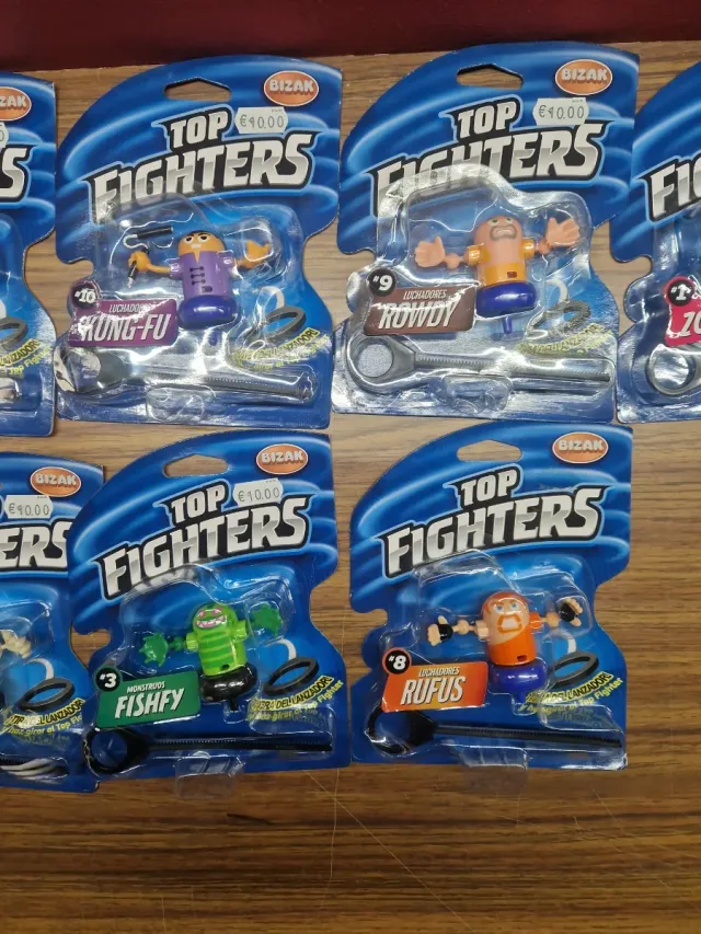 Ring de Arena de Top Fighters y 9 Figuras NUEVO