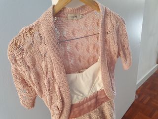 Precioso vestido corto de fiesta