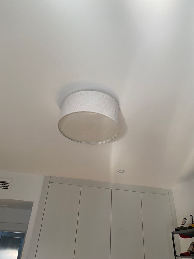 Plafón blanco ikea 