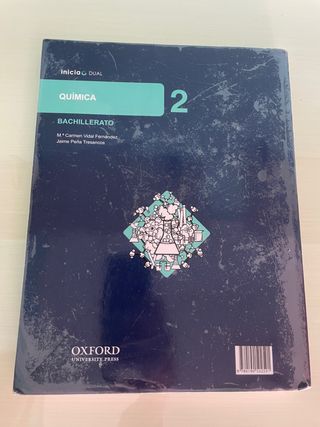 Libro Química 2 Bachillerato Oxford Educación