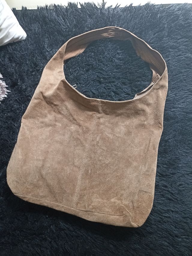 Bolso de ante con monedero