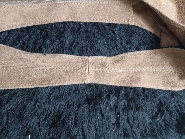 Bolso de ante con monedero