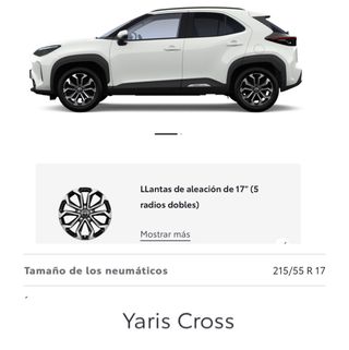 Llantas 17 pulgadas Toyota Yaris