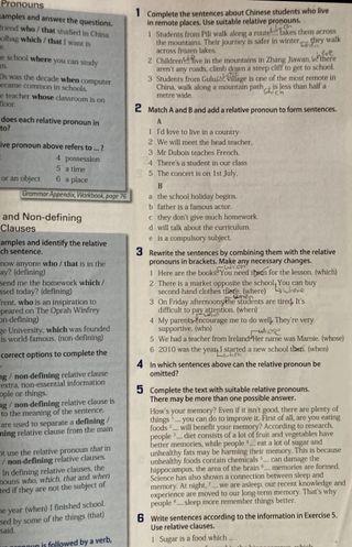 Inglés 1º bachillerato