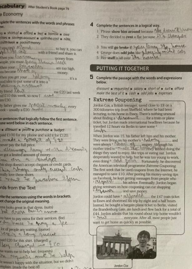 Inglés 1º bachillerato