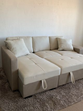 ¡NUEVO! SOFÀ CAMA CON ARCÒN + 2 PUFF - ENVIAMOS