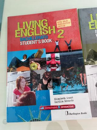 Libros Living English 2 Bachillerato