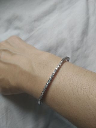 BRAZALETE DE PLATA PANDORA CON CIRCONITAS