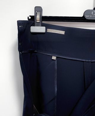 Pantalón palazzo azul marino Uterqüe T/44