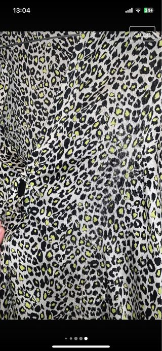 Camisa animal print de zara