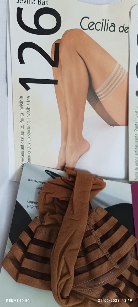 Pack3 Medias con liga verano S de Cecilia de Rafae