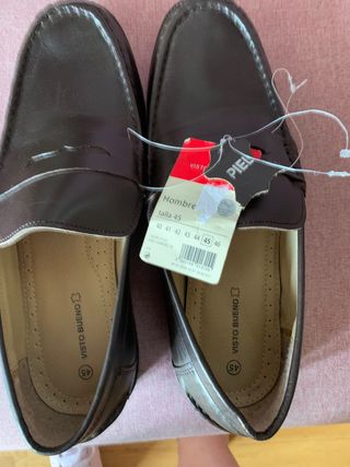 Mocasines de piel marrones