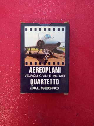 Gioco di carte "Quartetto" - Dal Negro - Aeroplani