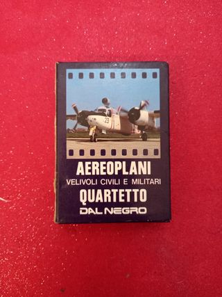 Gioco di carte "Quartetto" - Dal Negro - Aeroplani