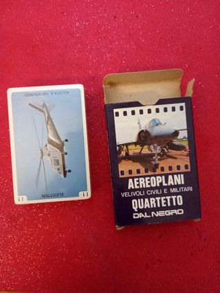 Gioco di carte "Quartetto" - Dal Negro - Aeroplani