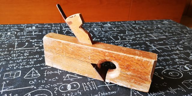 garlopin carpintero años 70