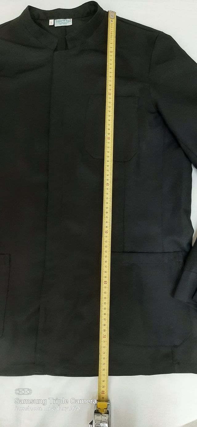 Chaqueta negra de camarero talla L