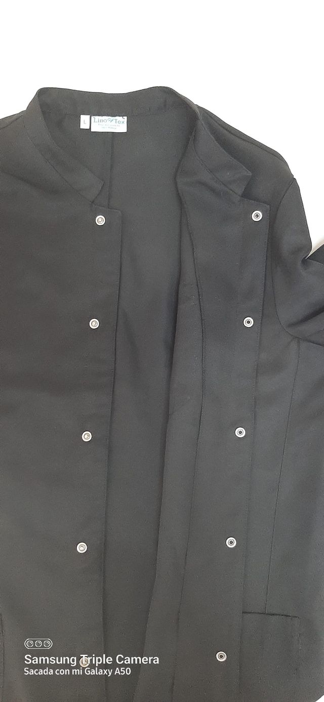 Chaqueta negra de camarero talla L
