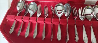 Juego de cubiertos de postre Art Deco