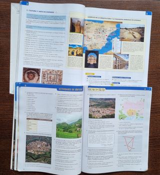 Pack libros historia y geografía